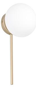 Ondaluce - Aplica de perete JEWEL 1xE14/10W/230V auriu/alb
