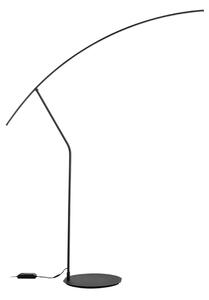 Ondaluce - Lampă de podea LED reglabilă FOLAGA LED/30W/230V, 190 cm, neagră