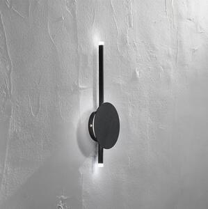 Ondaluce - Aplica de perete LED dimabilă JAMES LED/16W/230V neagră