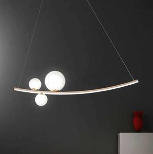Ondaluce - Lustru LED dimabil pe cablu ALTALENA LED/48W/230V auriu/alb