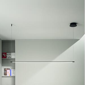 Ondaluce - Lustru suspendat LED dimabil cu cablu GENIUS, 28W/230V, negru