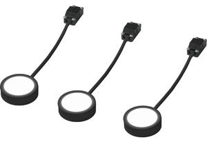 Osram - Set 3x corpuri LED pentru montaj sub dulap UNDERCABINET LED/3W/230V 3000K negru