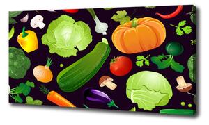 Print pe canvas legume colorate