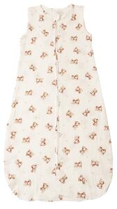 Sac de dormit de vara pentru copii 18-36 luni Kidizi Teddy Tales, muselina dubla bumbac 100%, 0.3 TOG, respirabil si usor