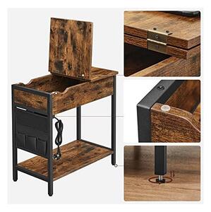 Masuta de Cafea Model Ana, 60x31x60 cm, Maro Rustic
