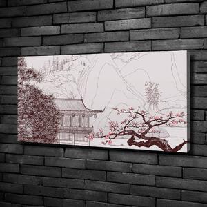 Tablou pe pânză canvas peisaj chinezesc