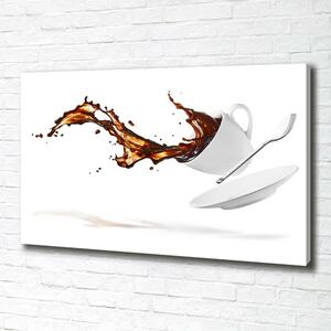 Pictură pe pânză vărsat cafea