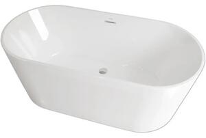 Cadă freestanding ovală Jungborn ONE 80x170x58 cm acril alb
