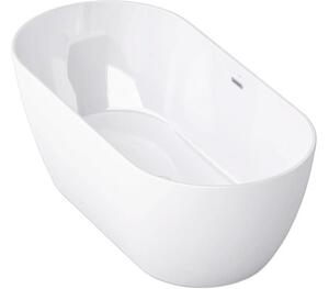 Cadă freestanding ovală Jungborn TWO 80x170x60 cm acril alb