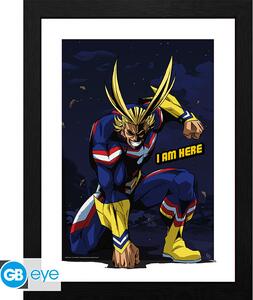 Poster înrămat My Hero Academia - All Might