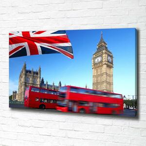 Pictură pe pânză Bus din Londra