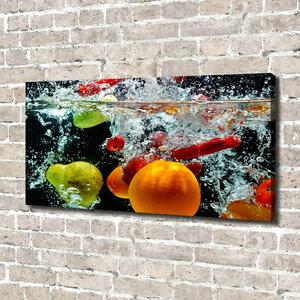 Imprimare tablou canvas Fructele sub apa