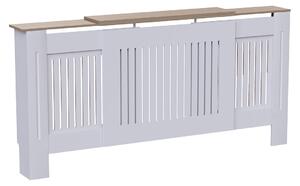 Mască calorifer ECO, Model XS >> 3XL, MDF Vopsit de 21 mm cu Lame Verticale