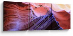 Tablou - nisip colorat (cu ceas) (90x30 cm)