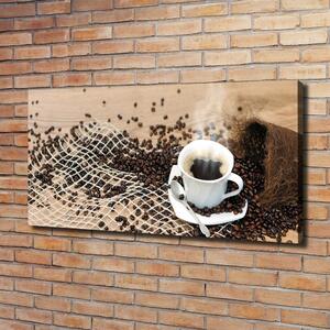 Imprimare tablou canvas Cafea si boabe de cafea