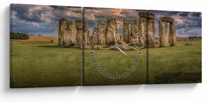 Tablou Stionehenge (cu ceas) (90x30 cm)