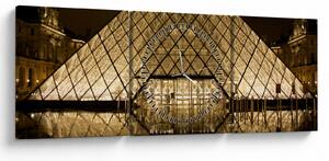 Tablou cu Loure (cu ceas) (90x30 cm)