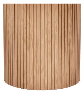 Masă de dining rotundă extensibilă cu aspect de lemn de stejar ø 115 cm Malaga – Bonami Selection