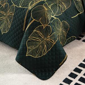 Cuvertura de pat cu model VENECIA verde inchis Dimensiune: 220 x 240 cm