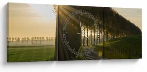 Tablou cu alee (cu ceas) (90x30 cm)