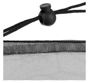 Plasa anti-insecte pentru umbrela, diametru 3,5 m, inaltime 260 cm, snur prindere, fermoar, negru