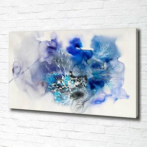 Tablou pe pânză canvas flori abstracte