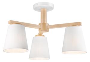 Lustr ELLIE 3xE27/60W/230V alb, montaj plafon