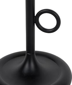 Lampă de masă de exterior neagră cu LED cu dimmer tactil reîncărcabilă - Sjarel