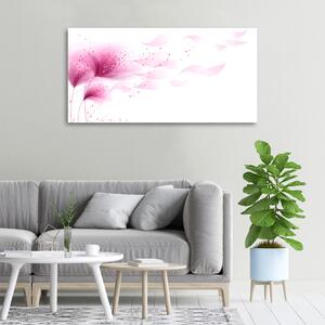 Tablou canvas floare roz
