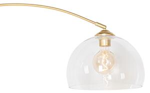 Lampă modernă cu arc din alamă cu sticlă transparentă - Arc