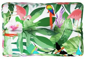 Pernă de paleți, multicolor, 60x40x12 cm, textil