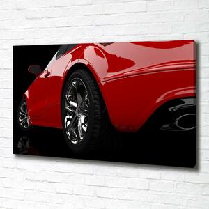Print pe canvas mașină roșie