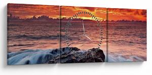 Tablou cu mare (cu ceas) (90x30 cm)