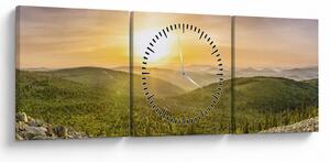 Tablou panoramatic (cu ceas) (90x30 cm)