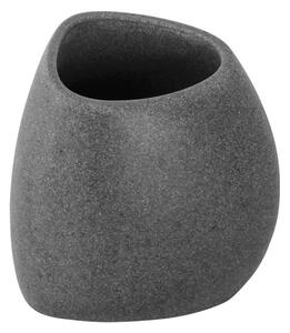 Pahar periute Stone, poliresina, gri