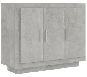 Servantă, gri beton, 92x35x75 cm, lemn compozit