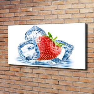 Print pe canvas căpșuni gheață