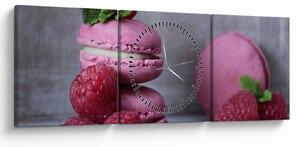 Tablou cu macarooni (cu ceas) (90x30 cm)