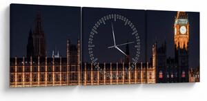 Tablou cu Big Ben din Londra (cu ceas) (90x30 cm)