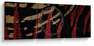Tablou cu abstracție (cu ceas) (90x30 cm)