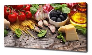 Tablou pe pânză canvas alimente italiană