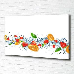 Tablouri tipărite pe pânză gheață de fructe