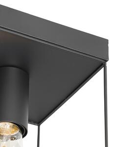 Plafoniera minimalistă neagră cu 3 lumini - Kodi