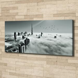 Tablou pe pânză canvas Ceață peste cosmopolitul Dubai