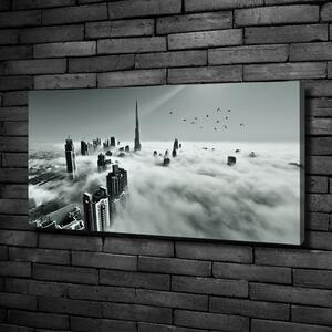 Tablou pe pânză canvas Ceață peste cosmopolitul Dubai