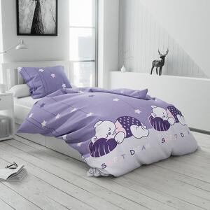 Lenjerie de pat pentru copii Culoare violet, SWEET DREAM
