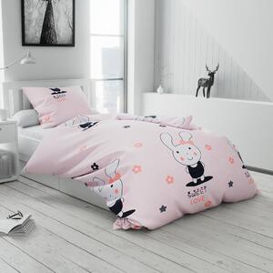 Lenjerie de pat pentru copii Culoare roz, SWEET LOVE