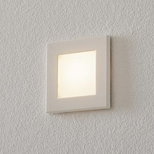 BEGA Accenta încastr. perete ungh. alb 160lm, Alb, Hol, Metal, Modern, Perete încastrat