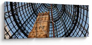 Tablou turnul din Melbourne (cu ceas) (90x30 cm)