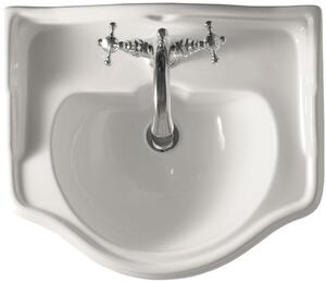 Kerasan Retro lavoar 55x46.5 cm semicircular clasică alb luciu 104501